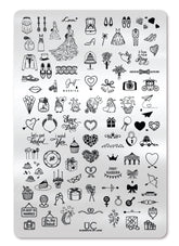 Elements of Love -  Uber Chic Stamping Plate